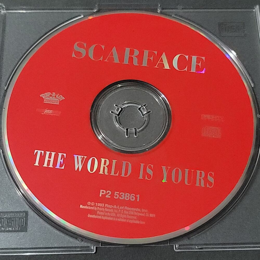 Vtg 1993 Scarface THE WORLD IS YOURS CD Original Press